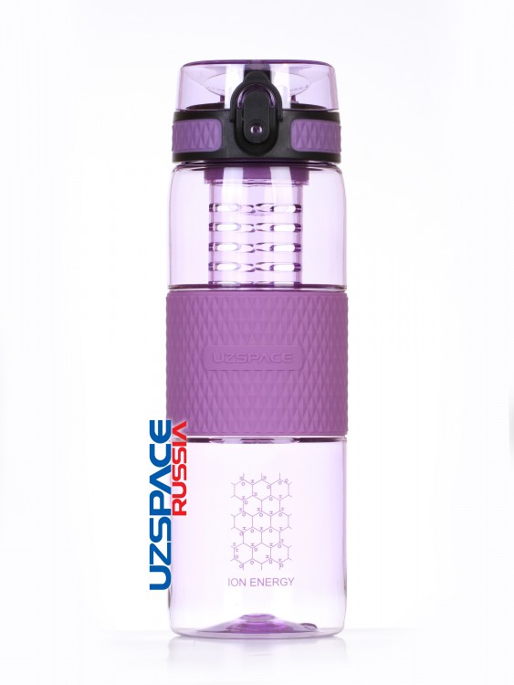 Бутылка для спорта UZSPACE Diamond с колбой для заваривания, 700 ml (5061)