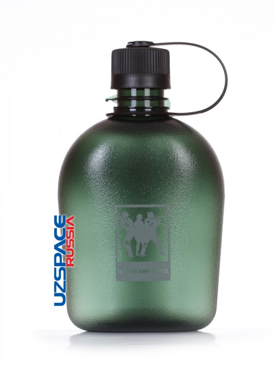 Бутылка для спорта UZSPACE  Army Canteen-Tritan, 750ml (1022)